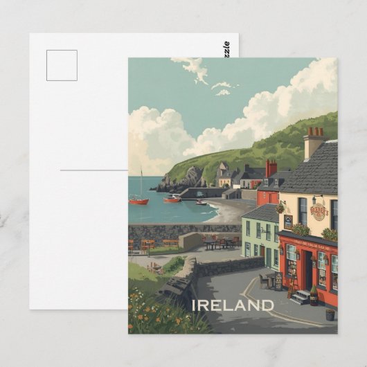 Irland Postkarte (Vorne/Hinten)