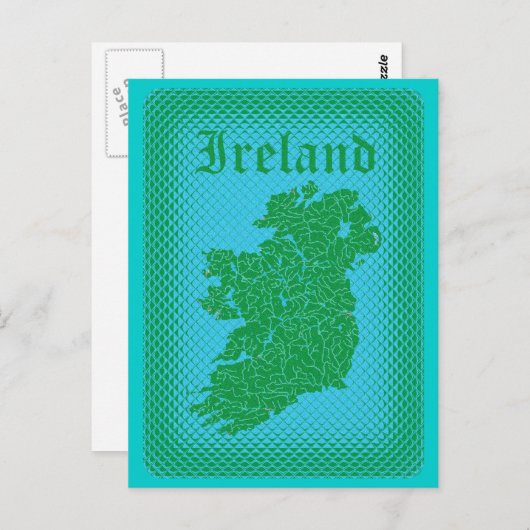 Irland Postkarte (Vorne/Hinten)