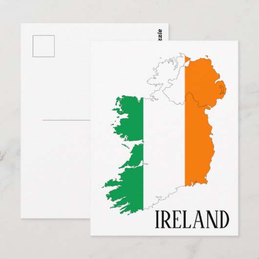 Irland Postkarte (Vorne/Hinten)