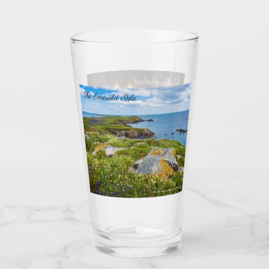 Irland, Pubs und Küstengebiete, Glas (Rückseite)