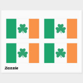 Irland Rechteckiger Aufkleber (Blatt)