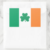 Irland Rechteckiger Aufkleber (Tasche)
