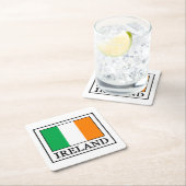 Irland Rechteckiger Pappuntersetzer (Vor Ort)