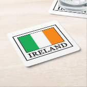 Irland Rechteckiger Pappuntersetzer (angewinkelt)
