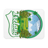 Irland Reiselogo Magnet (Horizontal)