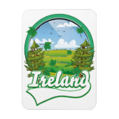 Irland Reiselogo Magnet (Vertikal)