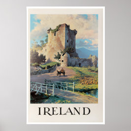 Irland Reiseplakat Irische Kunst Druck Poster
