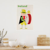 Irland Reiseplakat Irischer Kunstdruck Poster (Küche)
