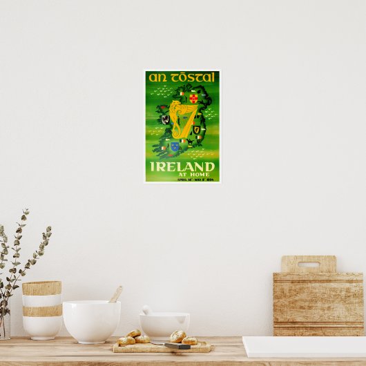Irland Reiseplakat Poster (Küche)