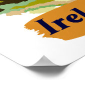 Irland Reiseplakat Poster (Ecke)