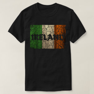 Irland Retro-Flagge  T-Shirt