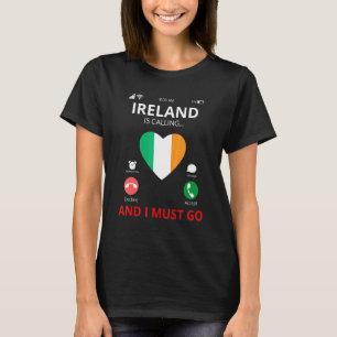 Irland ruft an - irische Flagge T-Shirt