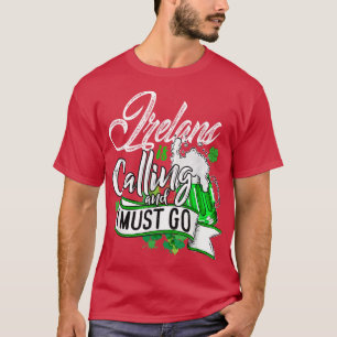 Irland ruft an und ich muss mich um irische Biene T-Shirt