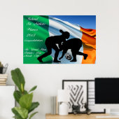 Irland Rugby Poster (Heimbüro)