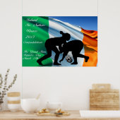 Irland Rugby Poster (Küche)