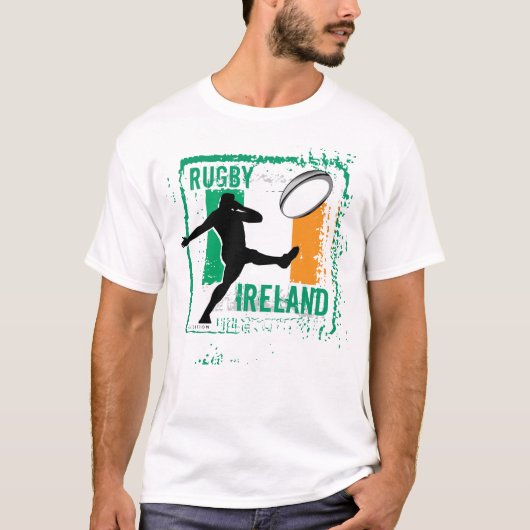 Irland Rugby T - Shirt Kick (Vorderseite)