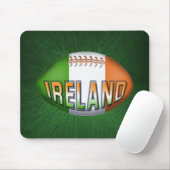 Irland-Rugbyball Mousepad (Mit Mouse)