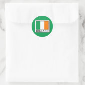 Irland Runder Aufkleber (Tasche)