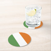 Irland Runder Pappuntersetzer (Vor Ort)