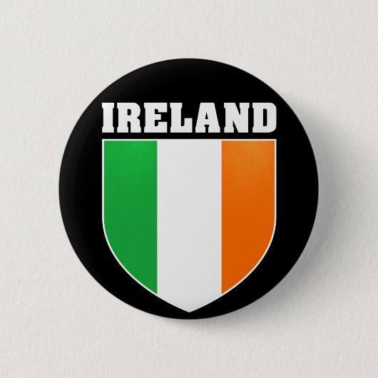 Irland-Schild-Knopf Button (Vorderseite)