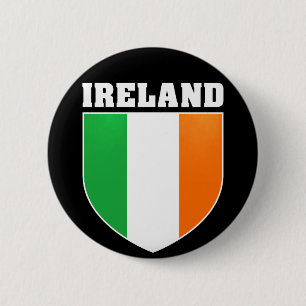 Irland-Schild-Knopf Button