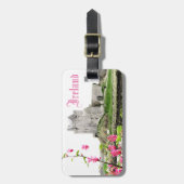 Irland-Schloss-kundengerechter Gepäckanhänger (Vorderseite vertikal)