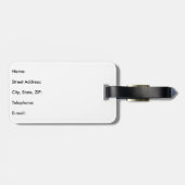 Irland-Schloss-kundengerechter Gepäckanhänger (Rückseite horizontal)