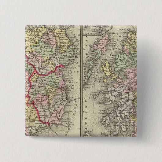 Irland, Schottland Button (Vorderseite)