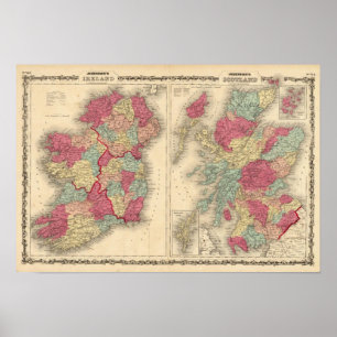 Irland Schottland Poster