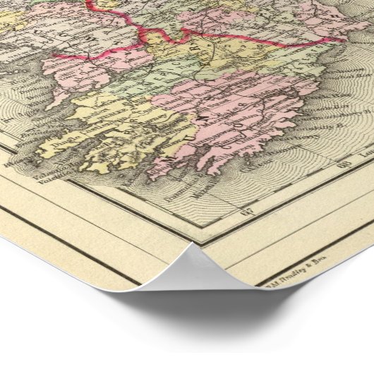 Irland, Schottland Poster (Ecke)