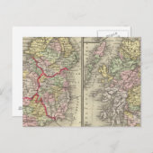 Irland, Schottland Postkarte (Vorne/Hinten)