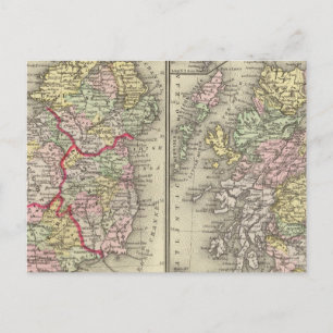 Irland, Schottland Postkarte