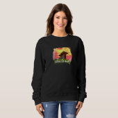 Irland Sehenswürdigkeit Poulnabroune Dolmen Sunset Sweatshirt (Vorne ganz)