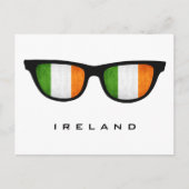 Irland Shades Custom Text & Color Postcard Postkarte (Vorderseite)