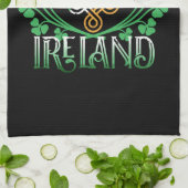 IRLAND SHAMROCK GESCHIRRTUCH (Gefaltet)