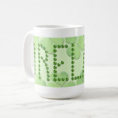 Irland Shamrocks Kaffeetasse (Vorderseite Links)