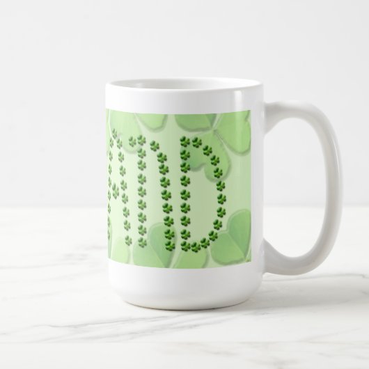 Irland Shamrocks Kaffeetasse (Rechts)