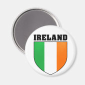 Irland Shield Magnet (Vorderseite/Rückseite)