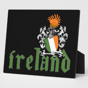 Irland Shield Plaques Fotoplatte