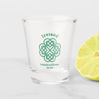 Irland Shotglas, keltisches Shot-Glas Schnapsglas