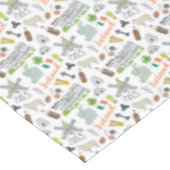 Irland-Skizze-Gekritzel-Muster Tischdecke (Schrägansicht)