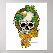 Irland Skull Tattoo Poster (Vorne)