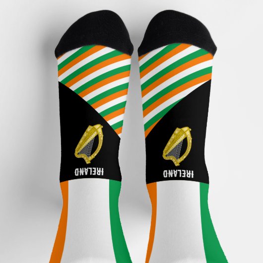 Irland Socken, irische Flaggenfarben / Sport Socken (Oben)