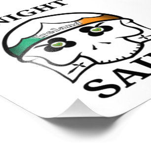 Irland St Patrick's Day Knight Saint Fotodruck