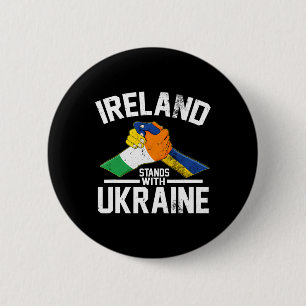 Irland steht mit der Ukraine Ukrainische Irische F Button