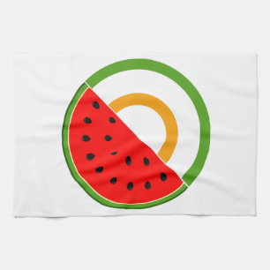 IRLAND STEHT MIT PALÄSTINA - Wassermelone Geschirrtuch