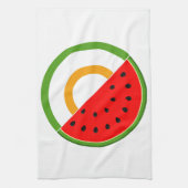 IRLAND STEHT MIT PALÄSTINA - Wassermelone Geschirrtuch (Vertikal)