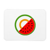 IRLAND STEHT MIT PALÄSTINA - Wassermelone Magnet (Horizontal)