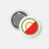 IRLAND STEHT MIT PALÄSTINA - Wassermelone Magnet (Vorderseite/Rückseite)