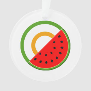 IRLAND STEHT MIT PALÄSTINA - Wassermelone Ornament